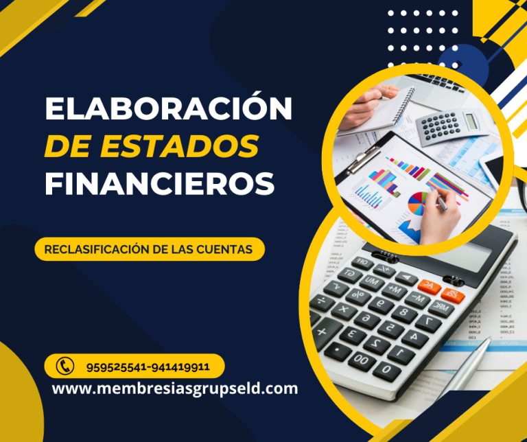 Elaboración de estados financieros