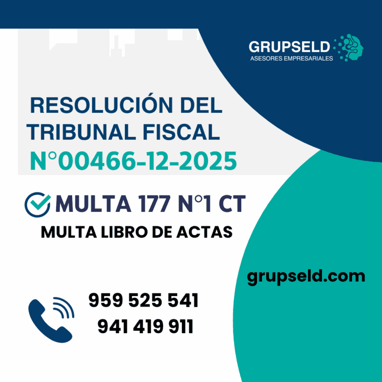Multa por libros de actas
